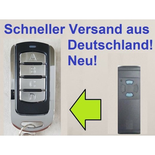Telecomando Compatibile Per Porta Garage 868 MHz - 2 Pezzi, Per Modelli HSE-4-868-BS, HS4-868-BS, HSP4-868-BS