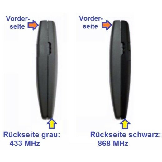 Handsender kompatibel mit Marantec Digital 302, Digital 304, Digital 313, Digital 321, Digital 382, Digital 384 433/868 Mhz
